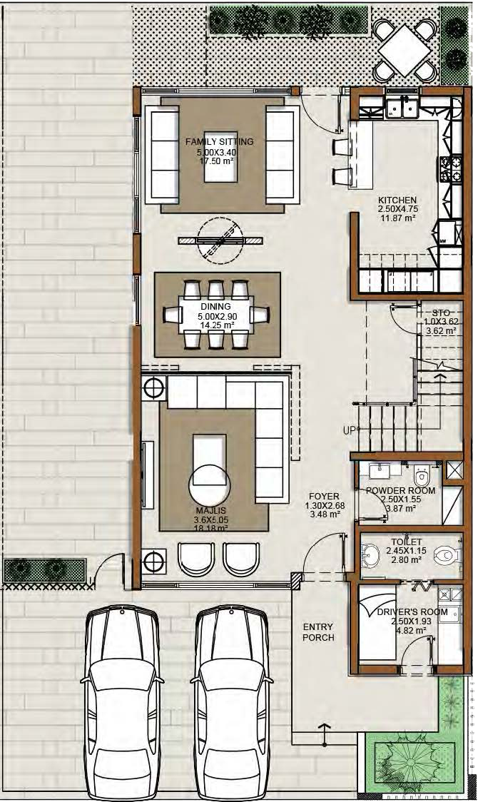 دوبلكس floor plan