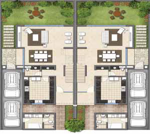 فيلا floor plan