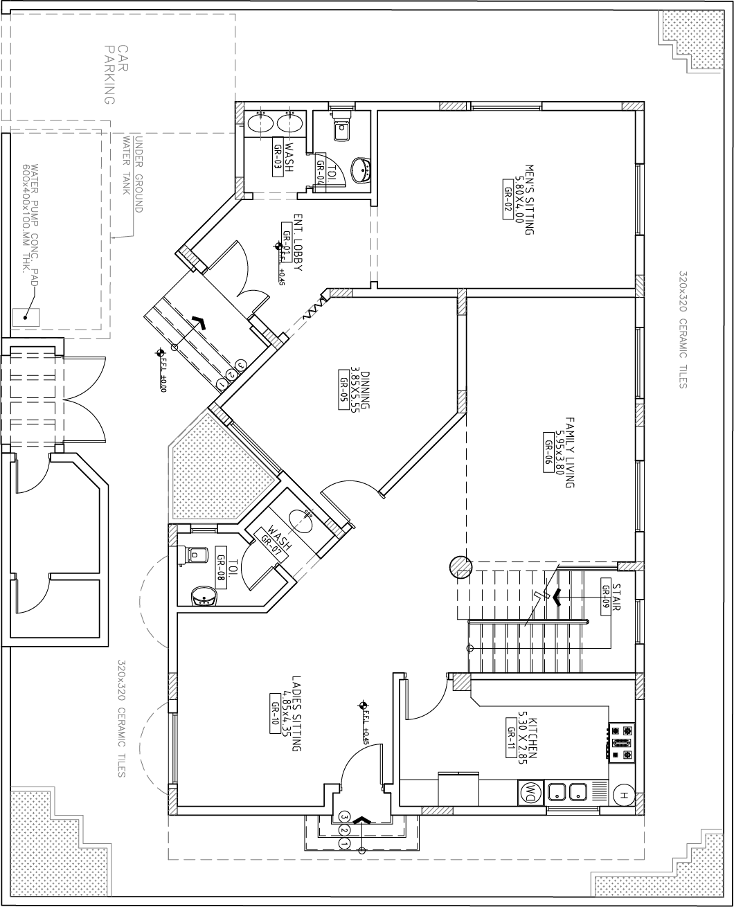 Villa floor plan