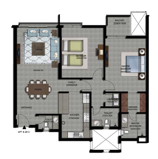 Apartment floor plan